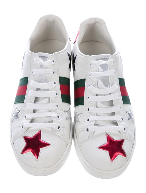 gucci ace star on feet|Gucci ace shoes reviews.